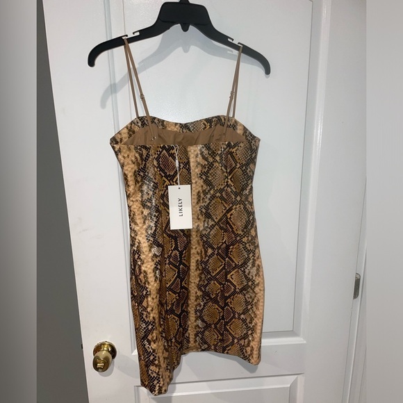 New! Likely Hayley snake- python dress 🐍 sz 6 NWT! - Picture 11 of 16